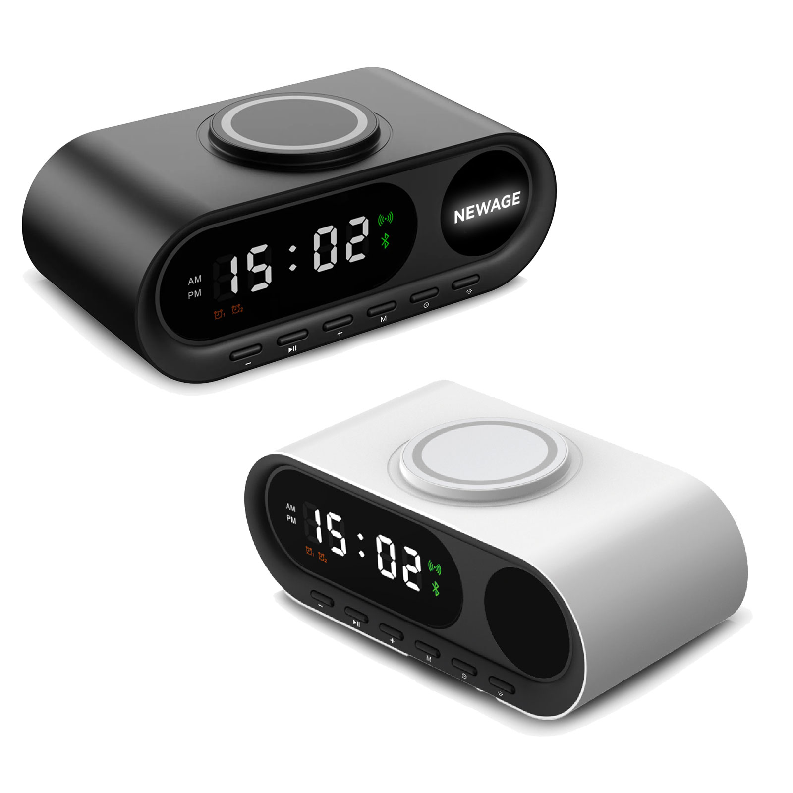 MELODİ SİYAH WIRELESS ŞARJ STANDI VE HOPARLÖR