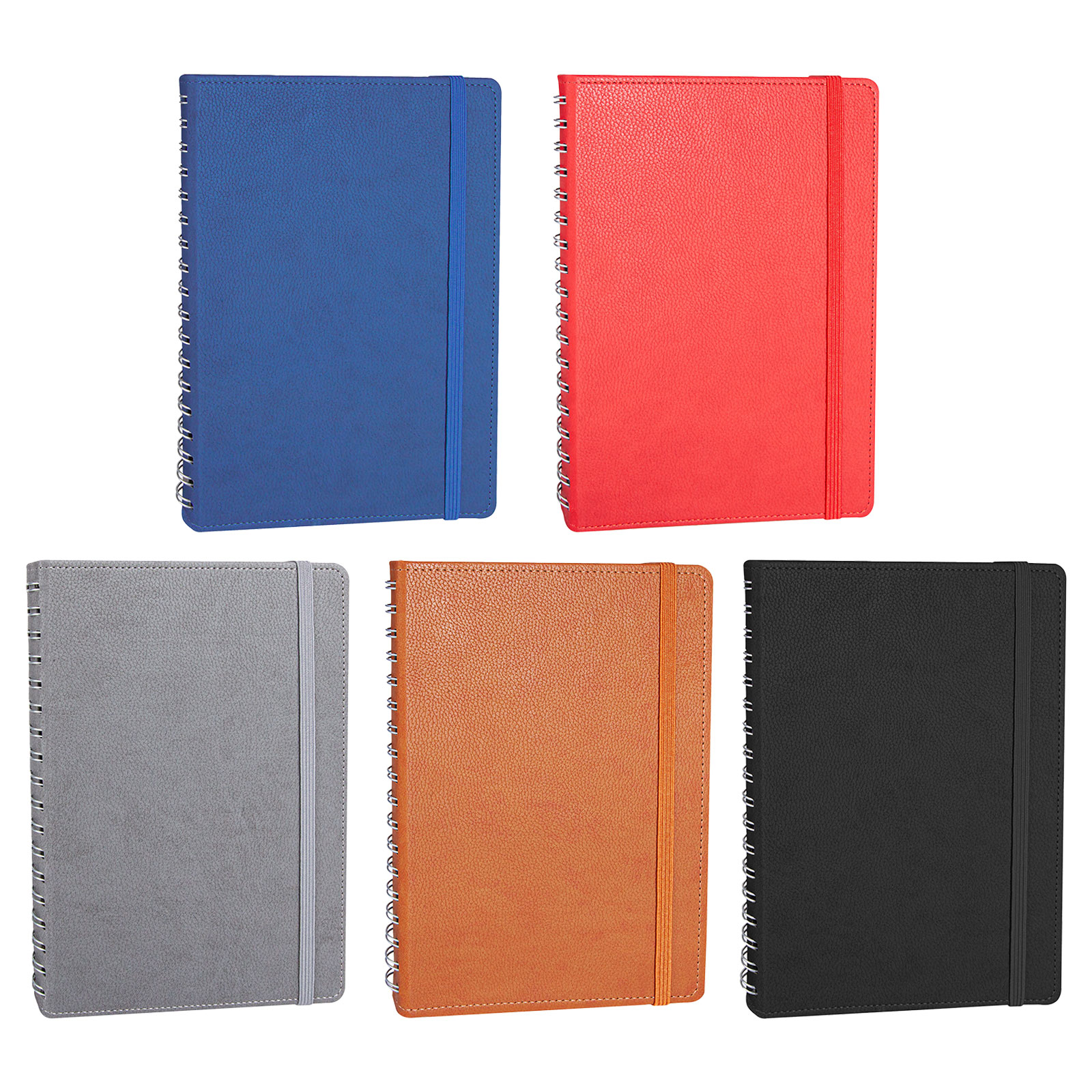 SÖĞÜTÖZÜ KIRMIZI SPİRALLİ TARİHSİZ DEFTER (17X24 CM)