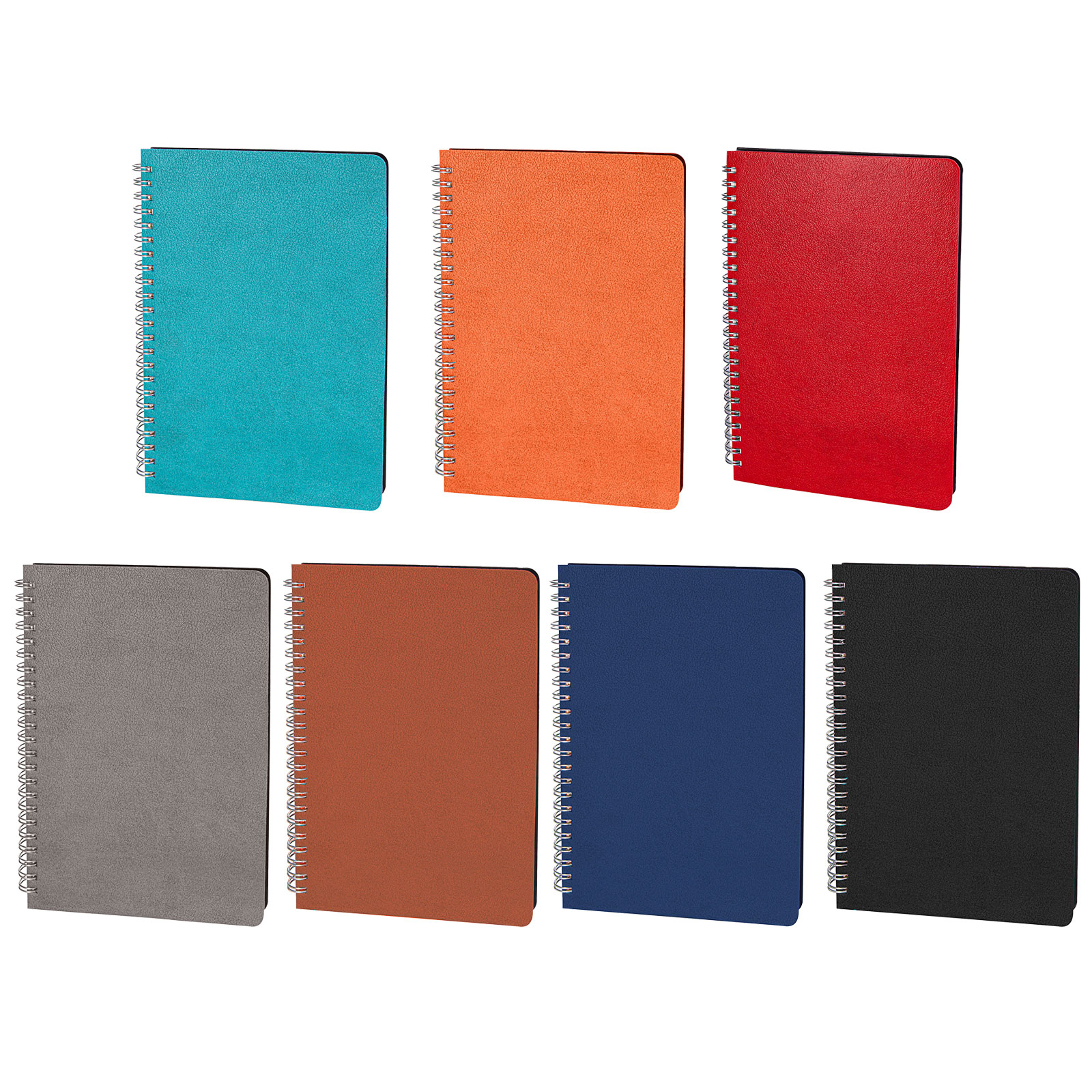 AKYURT SİYAH SPİRALLİ TARİHSİZ DEFTER (13X21 CM)