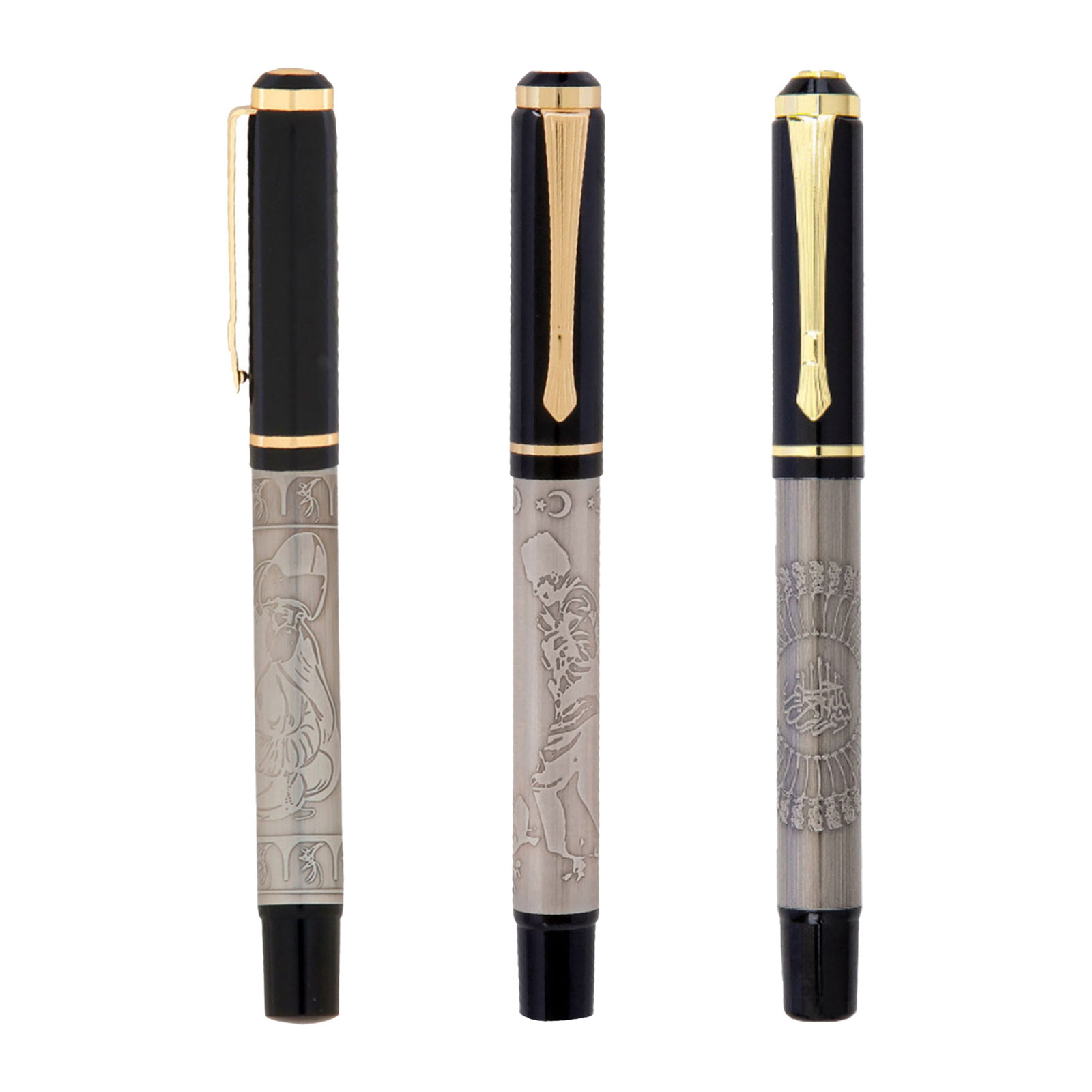 HEKİMHAN OSMANLI KABARTMALI METAL ROLLER KALEM