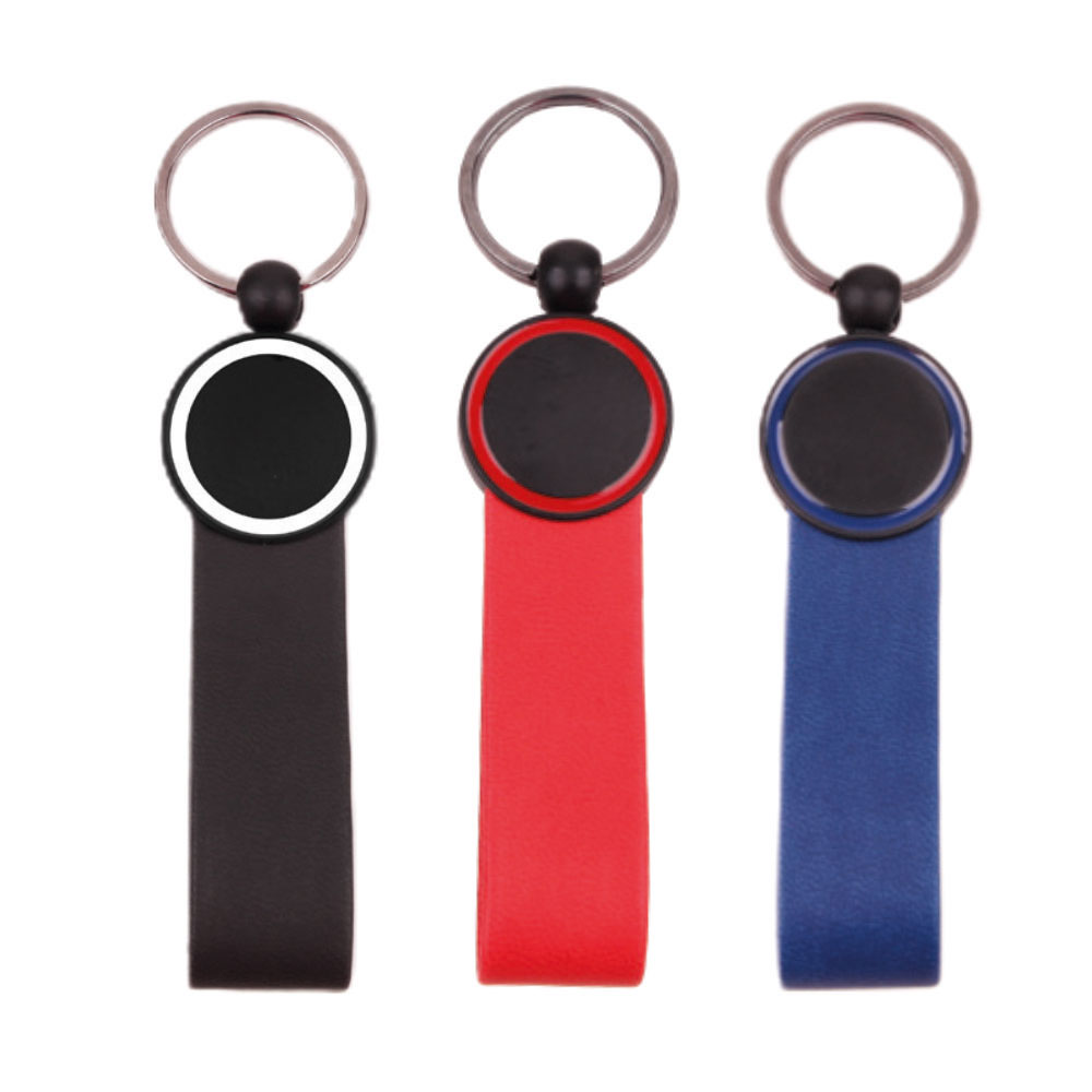 AYDER SİYAH METAL-DERİ ANAHTARLIK