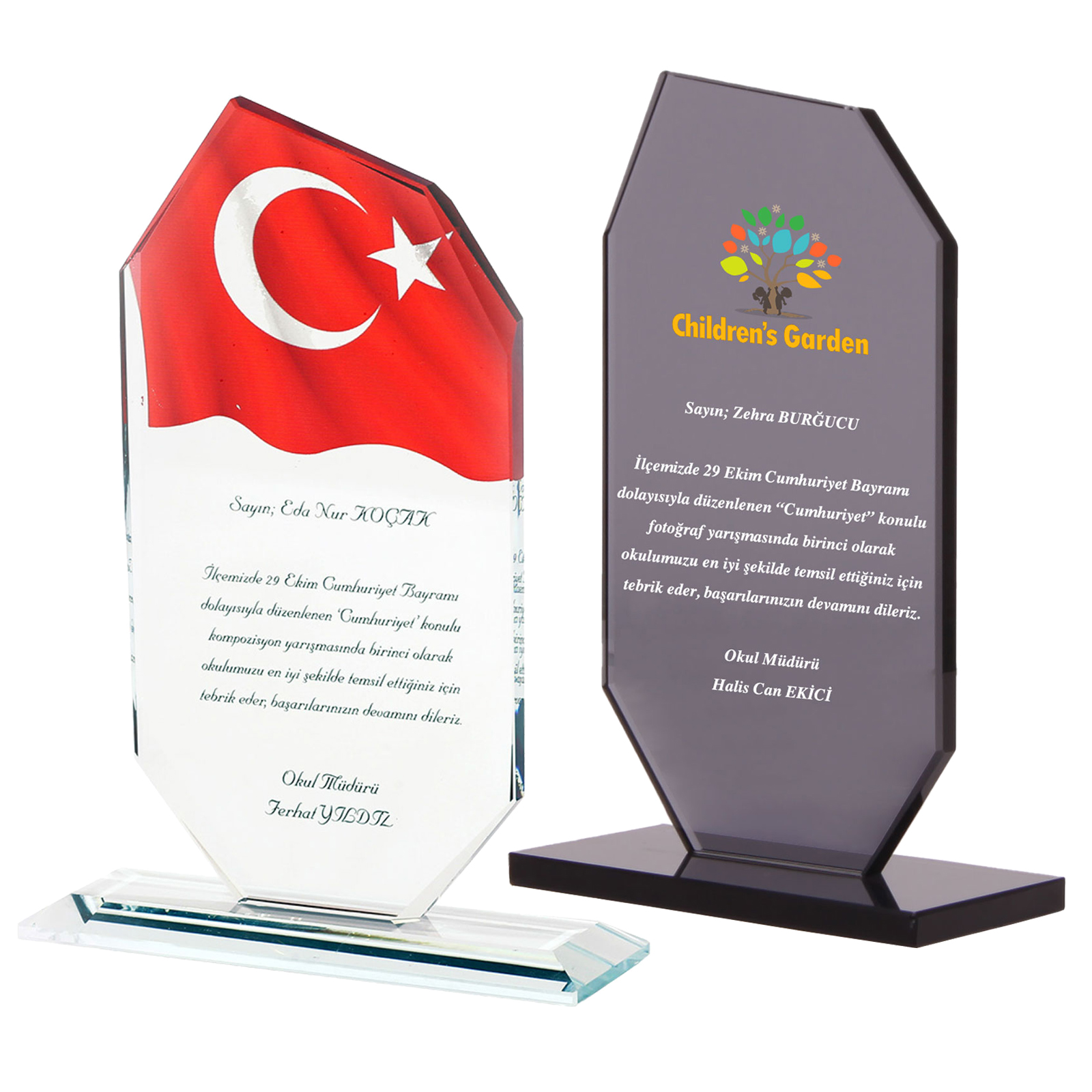 OSKAY ŞEFFAF KRİSTAL PLAKET