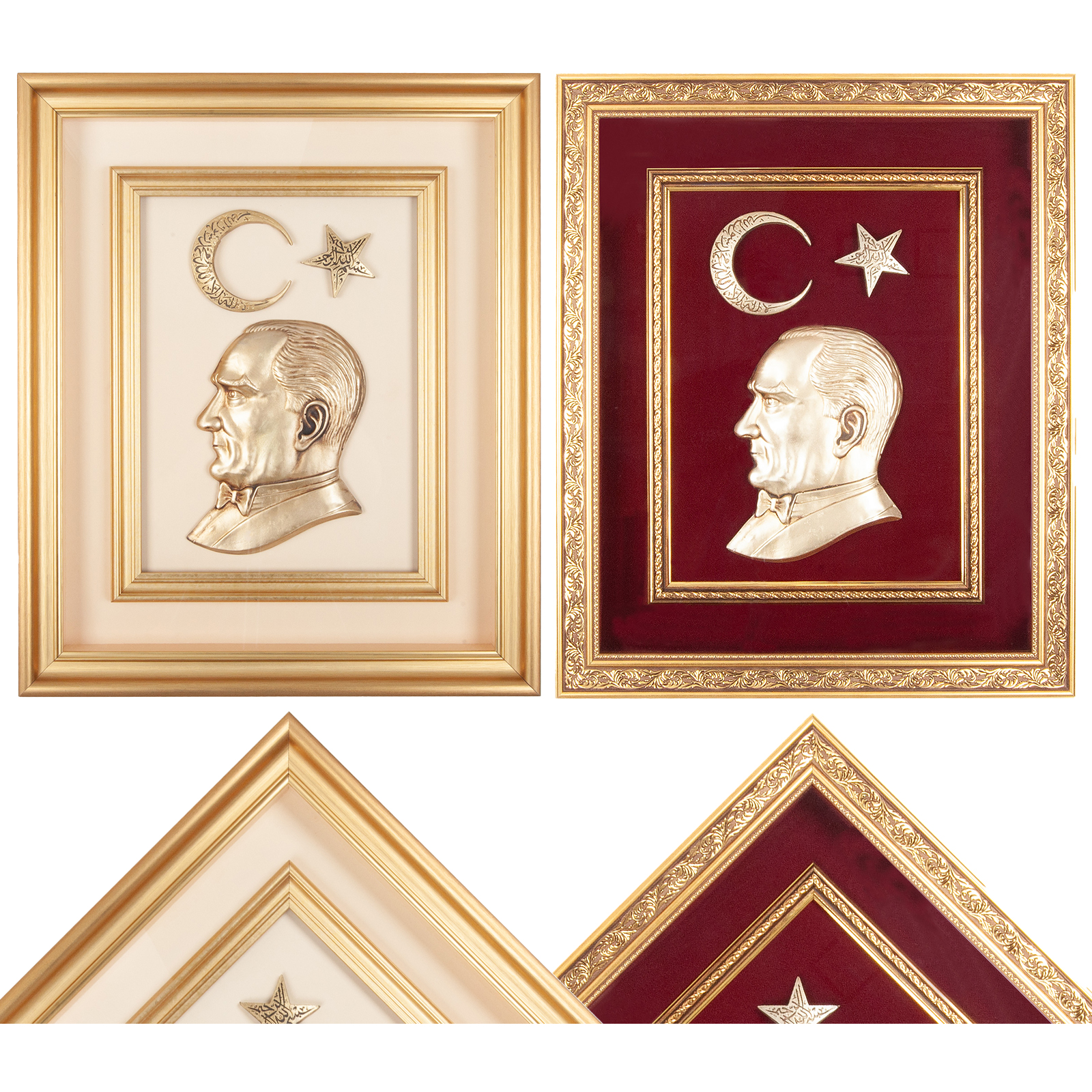 ÖNCÜ KIRMIZI ATATÜRK KABARTMALI TABLO