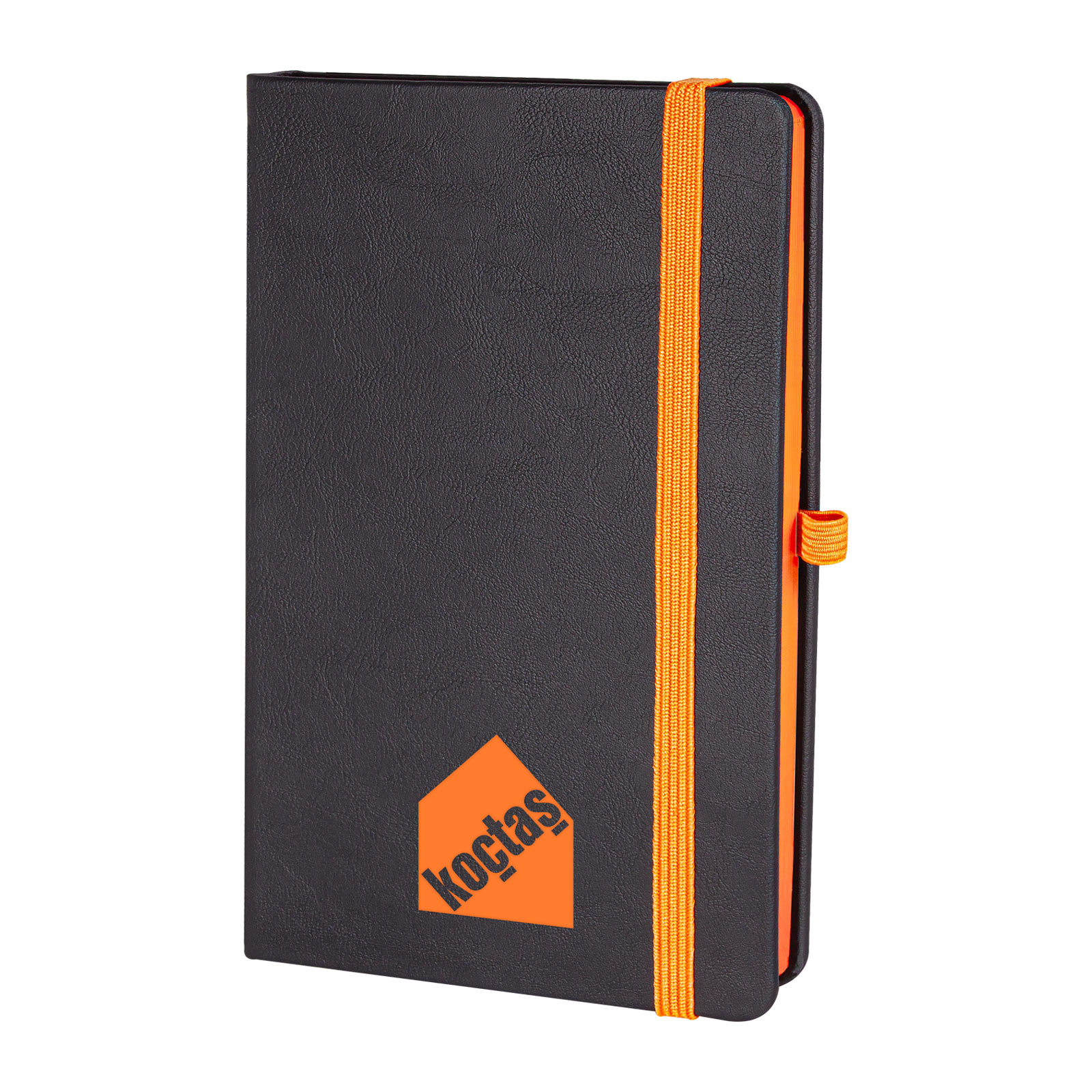 TUNALI TURUNCU TARİHSİZ DEFTER (13X21 CM)