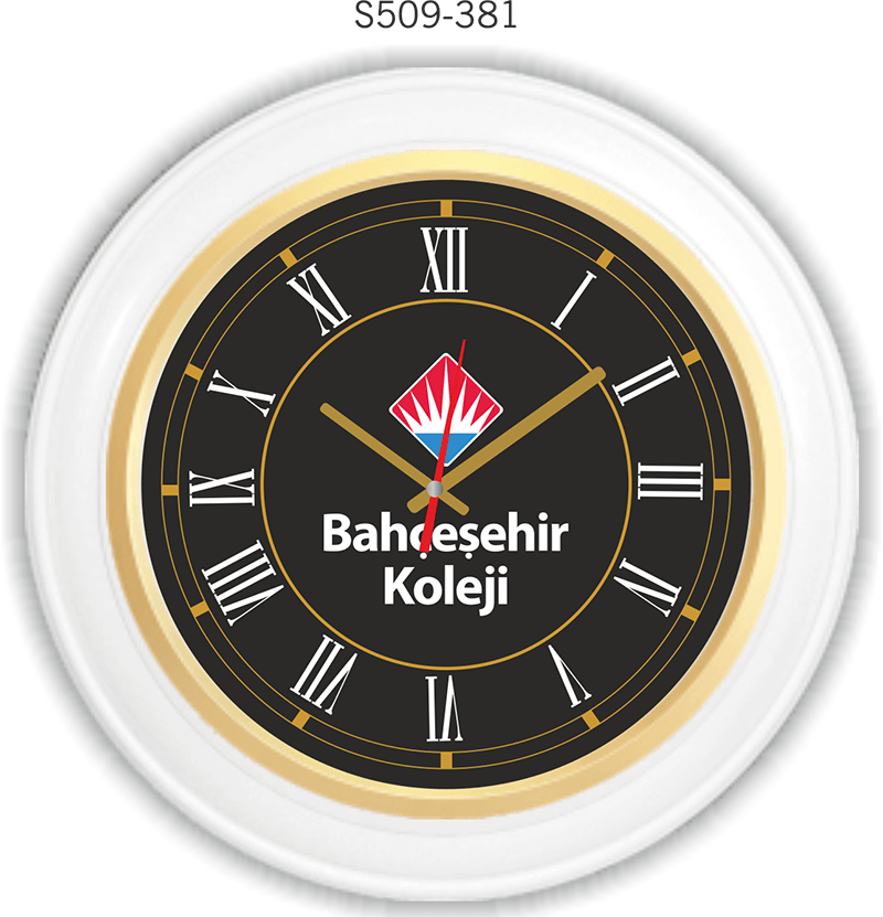Dijital Baskılı Siyah Kadran S509-381